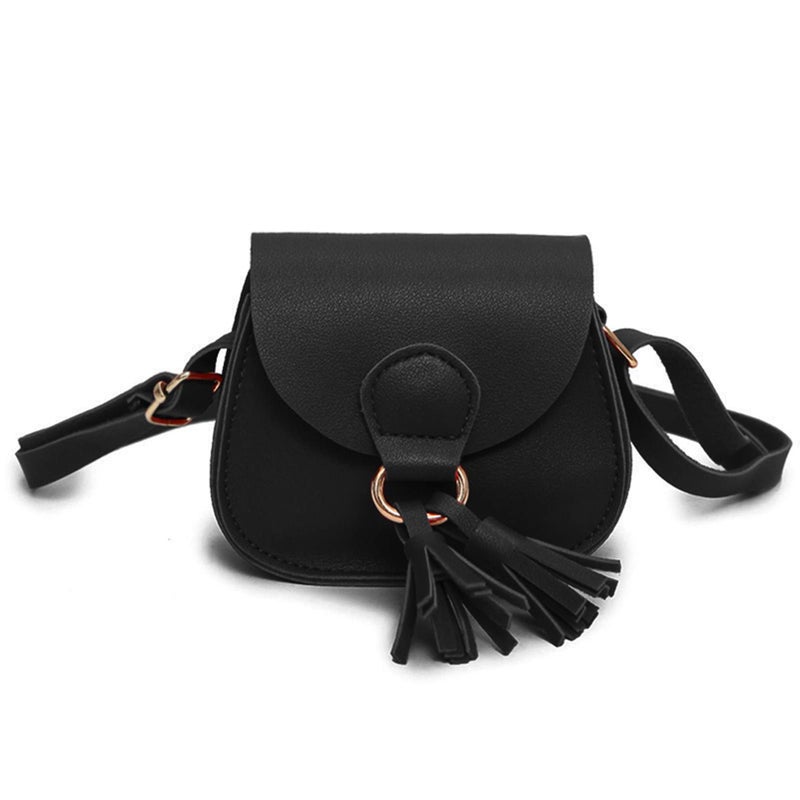 JUMISEE Kids Girls Toddler Mini Shoulder Purse Crossbody Bag with Tassel - Image 1